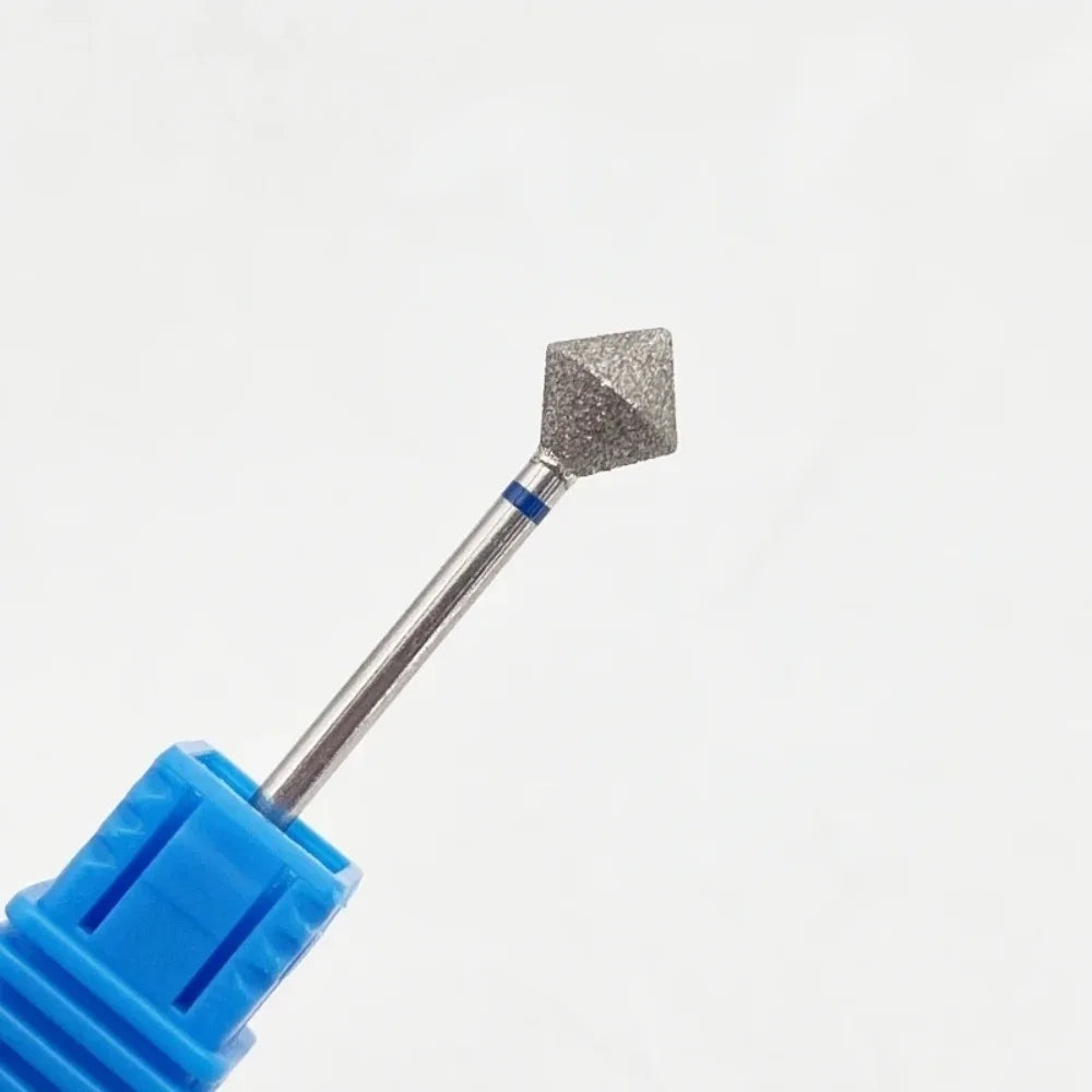 Diamond Nail Drill Bit 3/32 inch, Rotary Cuticle Cleaning Burr for Manicure Drills
