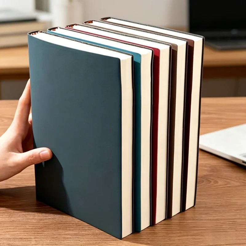 A5 PU Leather Softcover Notebook, Waterproof Journal for Writing Diary, Cute Travel Note Taking Planner for Office School Supplies, Gift for Women Men