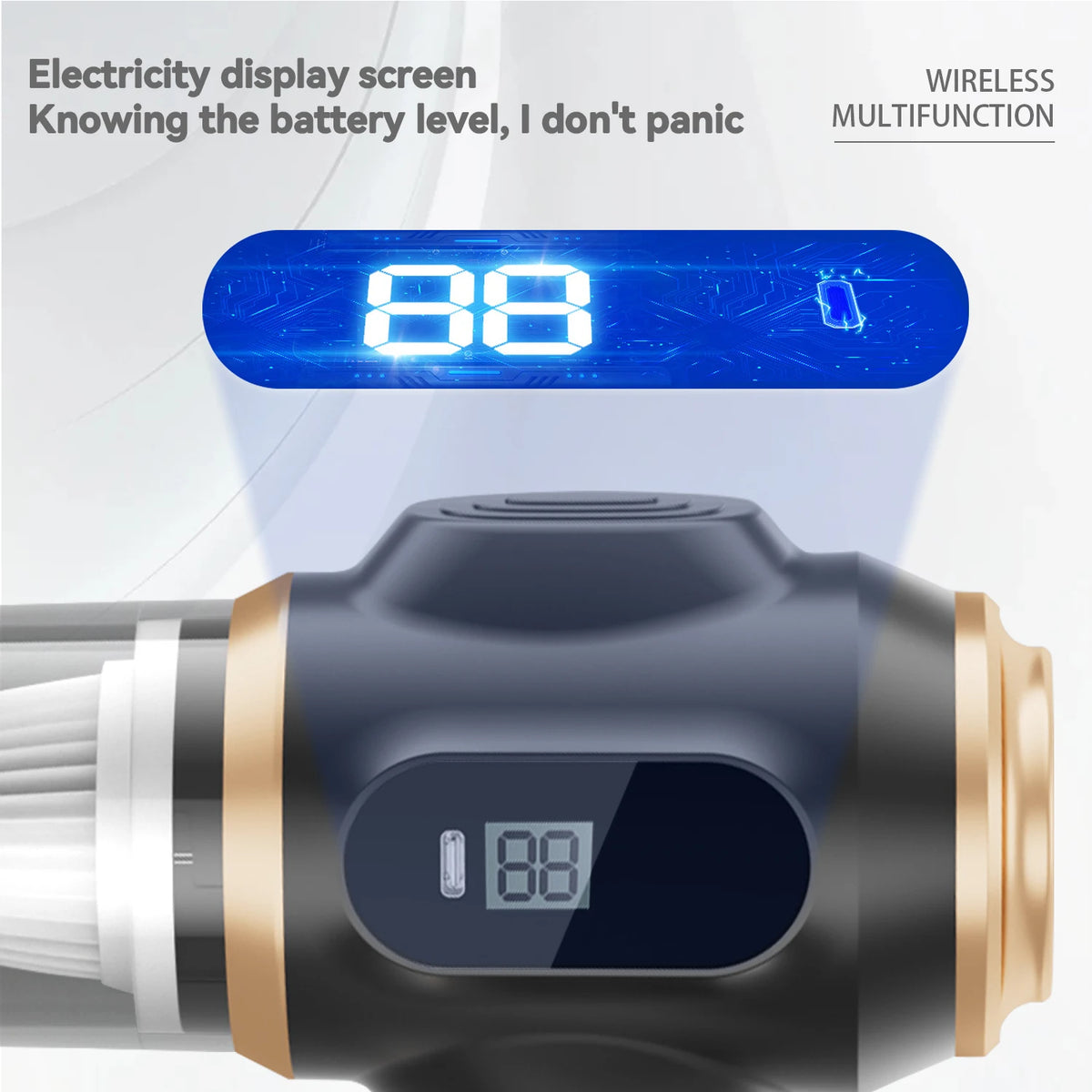 Cordless Handheld Vacuum Cleaner, Strong Suction for Dust, Debris and Pet Hair