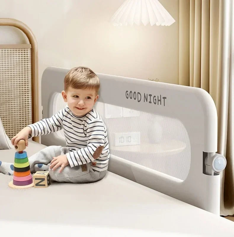 Adjustable Bed Rail Guard for Toddlers, Portable Anti-Fall Safety Bed Barrier