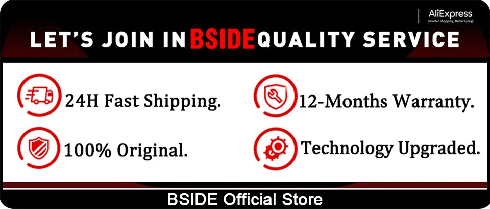 BSIDE Smart Digital Multimeter 9999 Counts with EMF