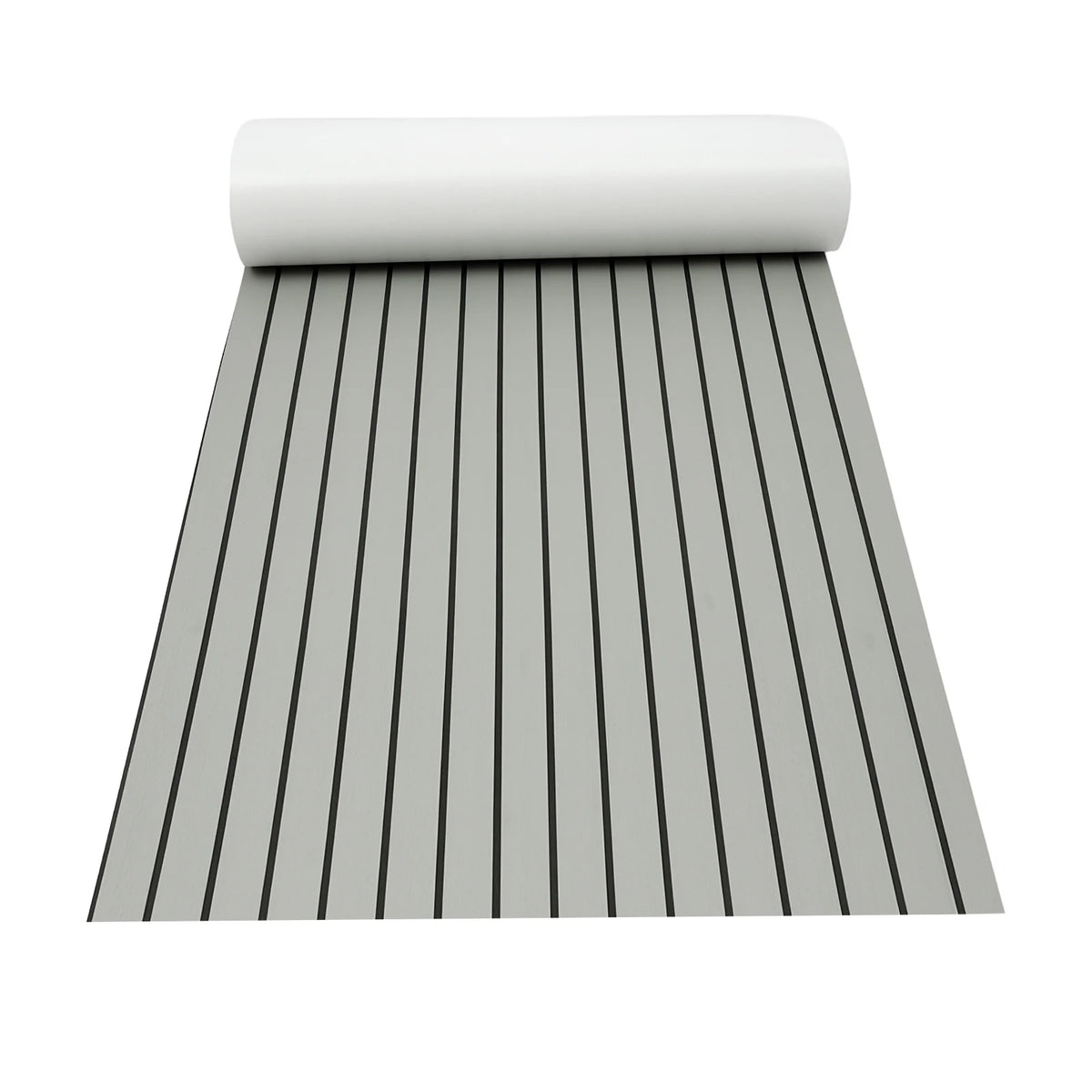 Self-Adhesive EVA Foam Floor Mat 90x240cm Faux Teak Waterproof Boat Decking RV Floor Pad 6mm Thick for Marine Caravan Home Gym