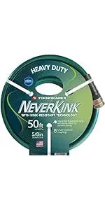 zero-G 4001-50 Lightweight, Ultra Flexible, Durable, Kink-Free Garden Hose, 5/8-Inch by 50-Feet,Black