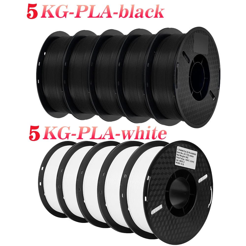 KINGROON PLA & PETG Filament Bundle, 10kg