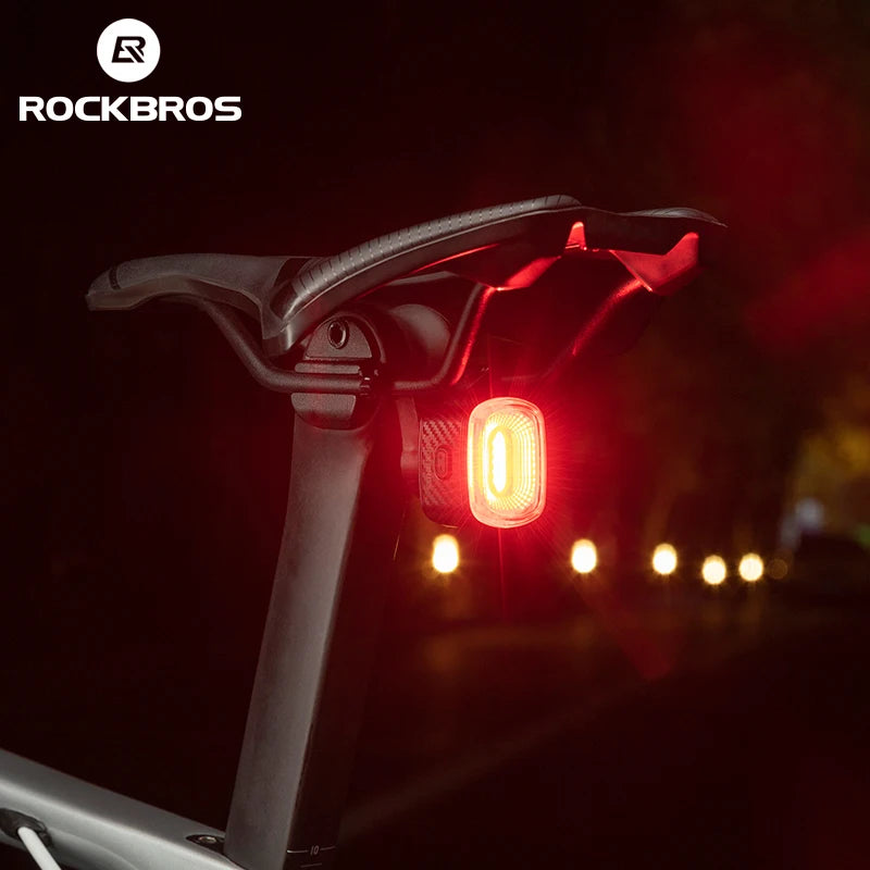 ROCKBROS Smart Brake-Sensing Bike Tail Light