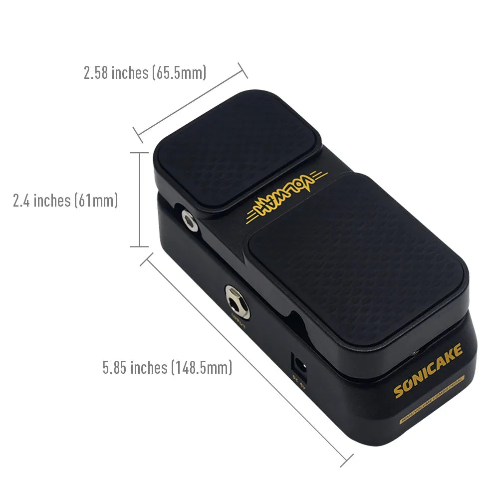 SONICAKE Local VolWah Pedal Active Volume Control And Wah-wah Guitar Expression Pedal Shipping from US