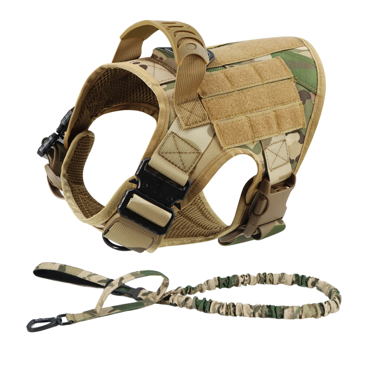 Dog Harness and Leash Set with Collar, Training and Walking Vest for Medium and Large Dogs