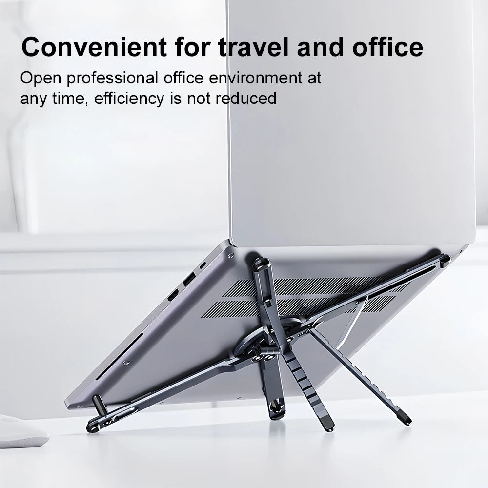 Magnetic Aluminum Laptop & Phone Stand
