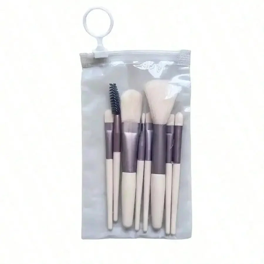 8-Piece Mini Makeup Brush Set