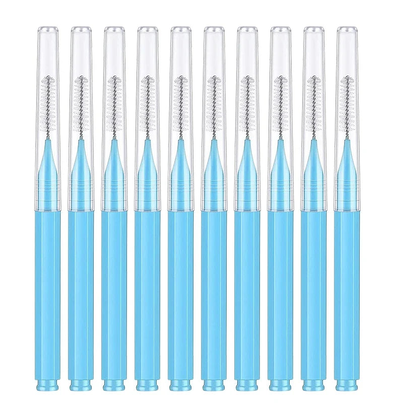 10/20 Pcs Eyebrow Brushes Mini Brow Lifting Brush Disposable Makeup Eyelash Tool Tooth Interdental Brush Lash Extension Supplies