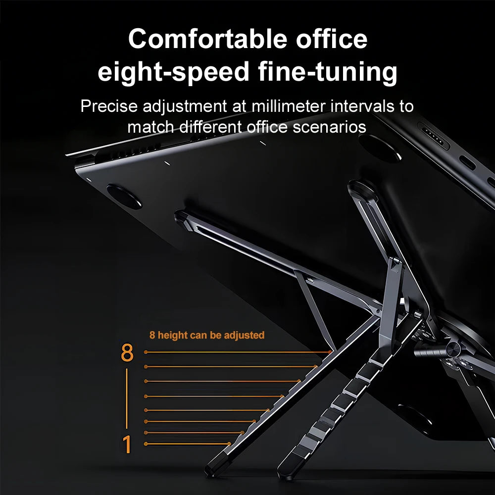 Magnetic Aluminum Laptop & Phone Stand