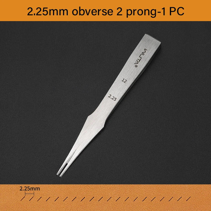WUTA 1PC Professional Sharp Leather Chisel Punch French Style Pricking Iron Punching Tool High Polish DIY Leather Craft Tools