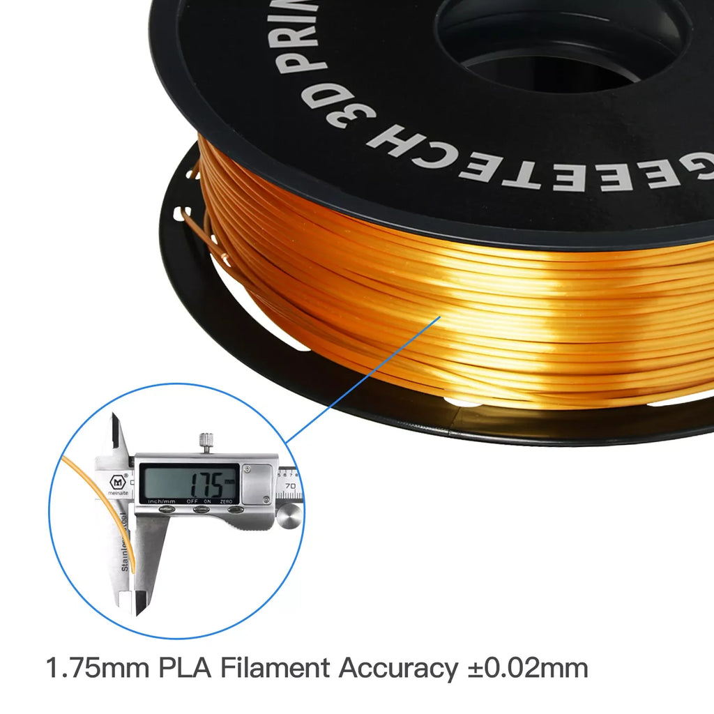 Geeetech PETG 3D Printer Filament 1.75mm 5kg, Durable Multi-Color Pack for FDM Printers