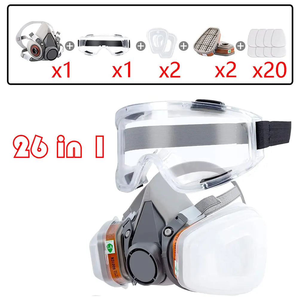 Half Face Respirator Mask Kit