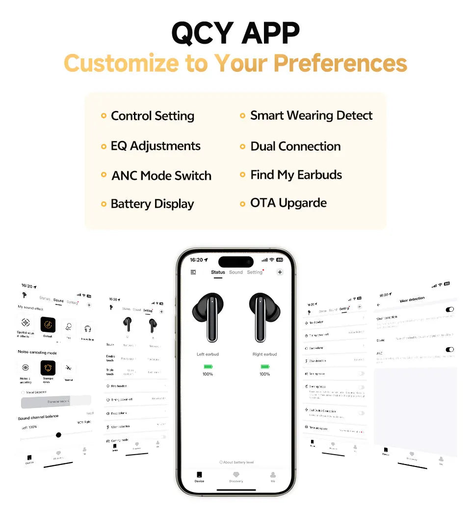 QCY MeloBuds Pro ANC Wireless Earbuds