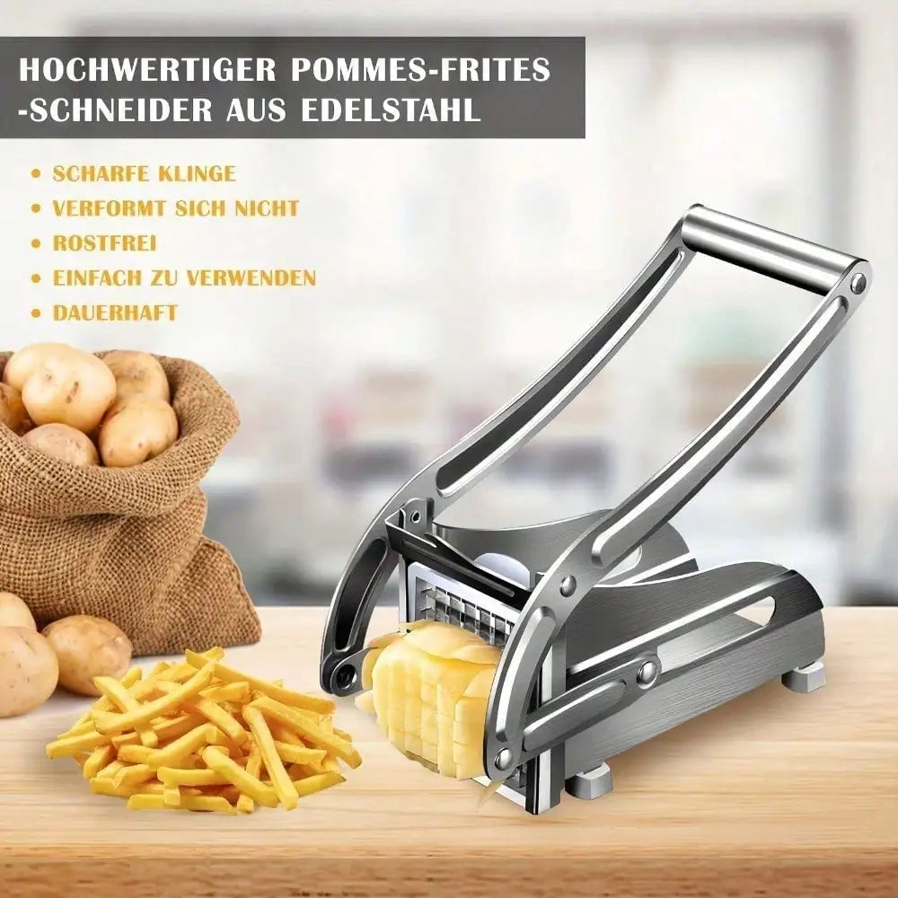 Vegetable Cutter, French Fry Cutter, Stainless Steel Fruit Cutter, French Fry Chopper, Potato Slicer, Vegetable Chopper, Onion Chopper, Food Chopper, Chopper For Potatoes, Carrots, Cucumbers, Kitchen Supplies, Kitchen Gadgets