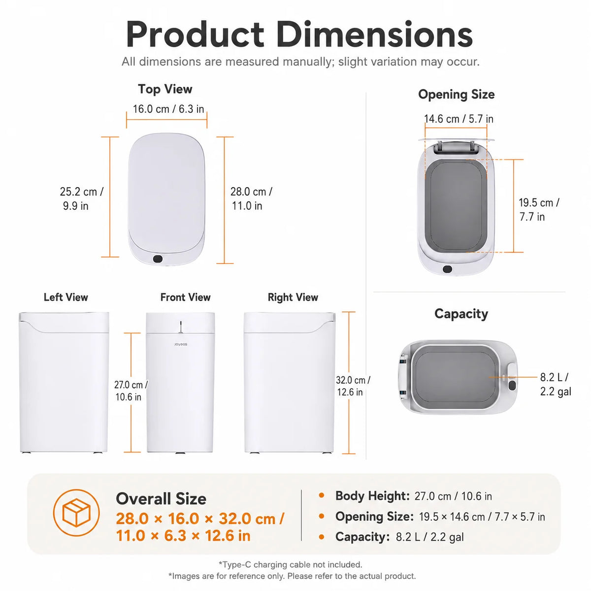 Smart Trash Can with Auto-Lining, Touchless Sensor Garbage Bin + Free Drawstring Bags, No-Mess Pull & Lift Wastebasket