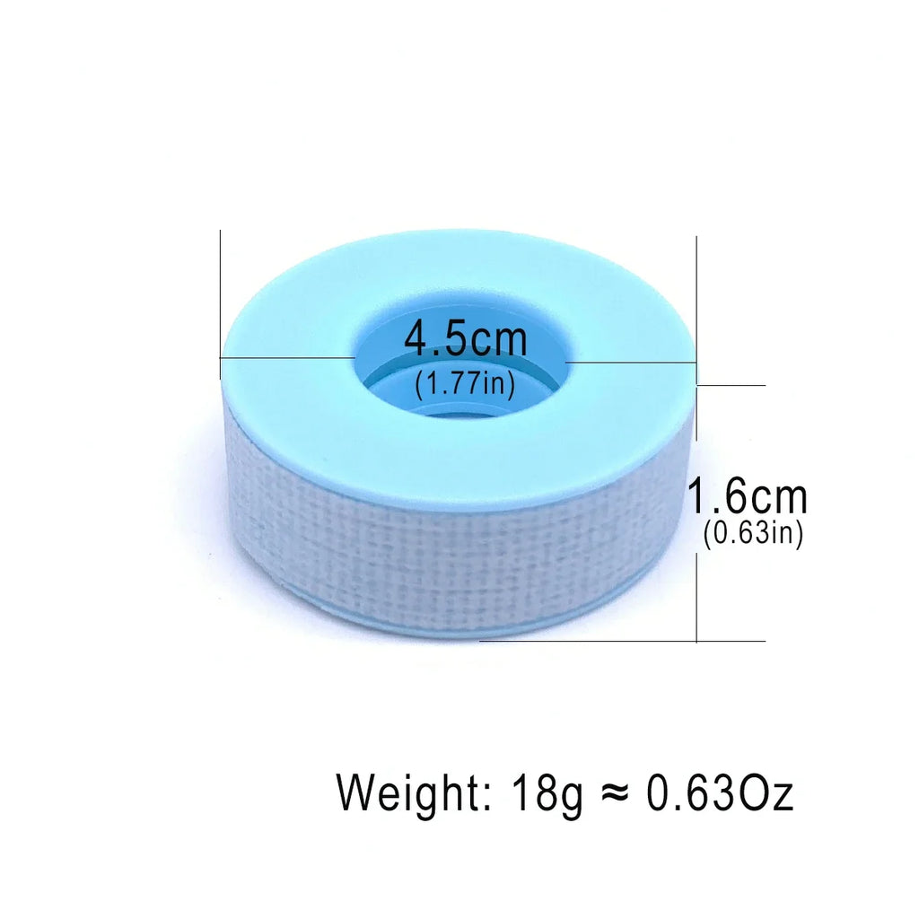 1 Roll black  Medical Silicone Tapes Eyelash Extensions Supplies Waterproof Breathable Prevent Allergy Color Tape Makeup Tools