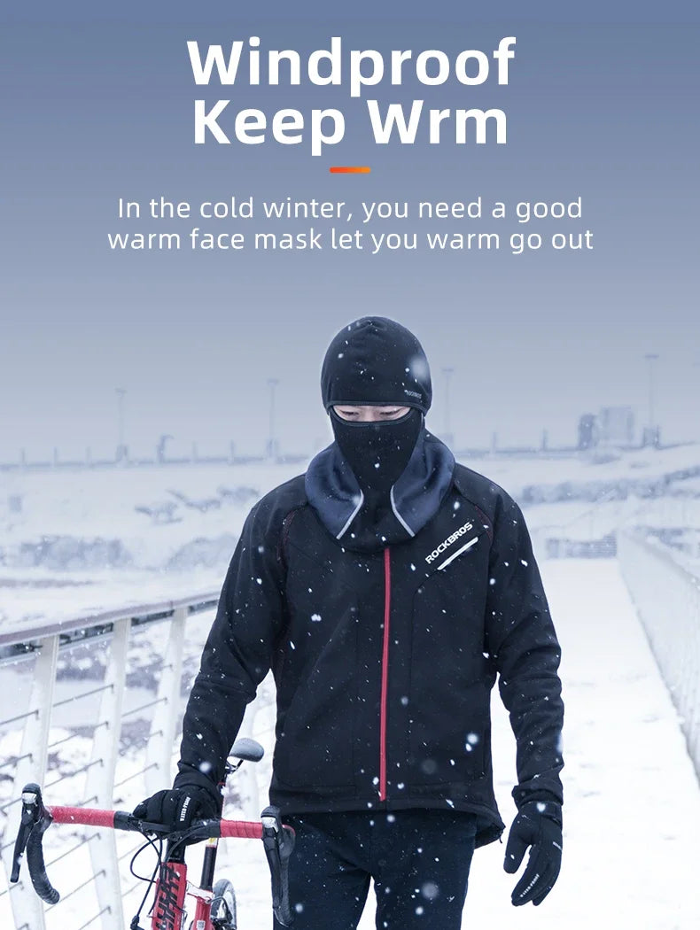 Winter Balaclava Face Mask Scarf, Windproof Warm Mask for Cycling, Skiing, Fishing and Motorcycle Riding