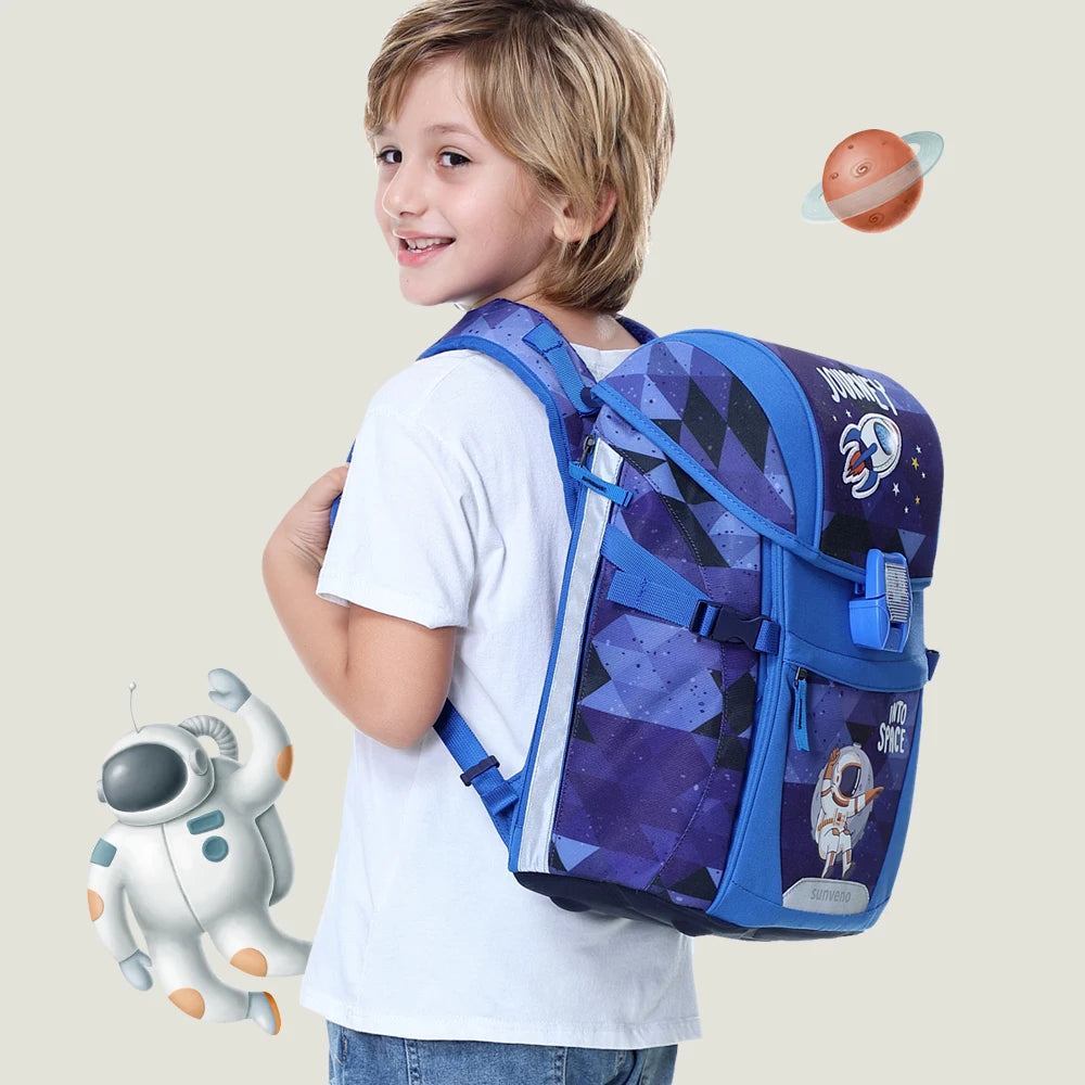 Sunveno School Bag Children's School Backpack Kids Backpack for Boys Girls Elementary Kindergarten Preschool School Bag