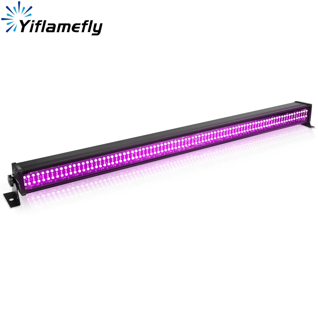Yiflamefly 1/2Pcs 80W Wall Washer Light Bar 336LEDs SMD RGBW Stage Lights 7000lm Outdoor Lighting For Party Yard Garden Building