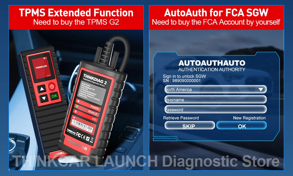 THINKCAR ThinkDiag 2 OBD2 Diagnostic Tool