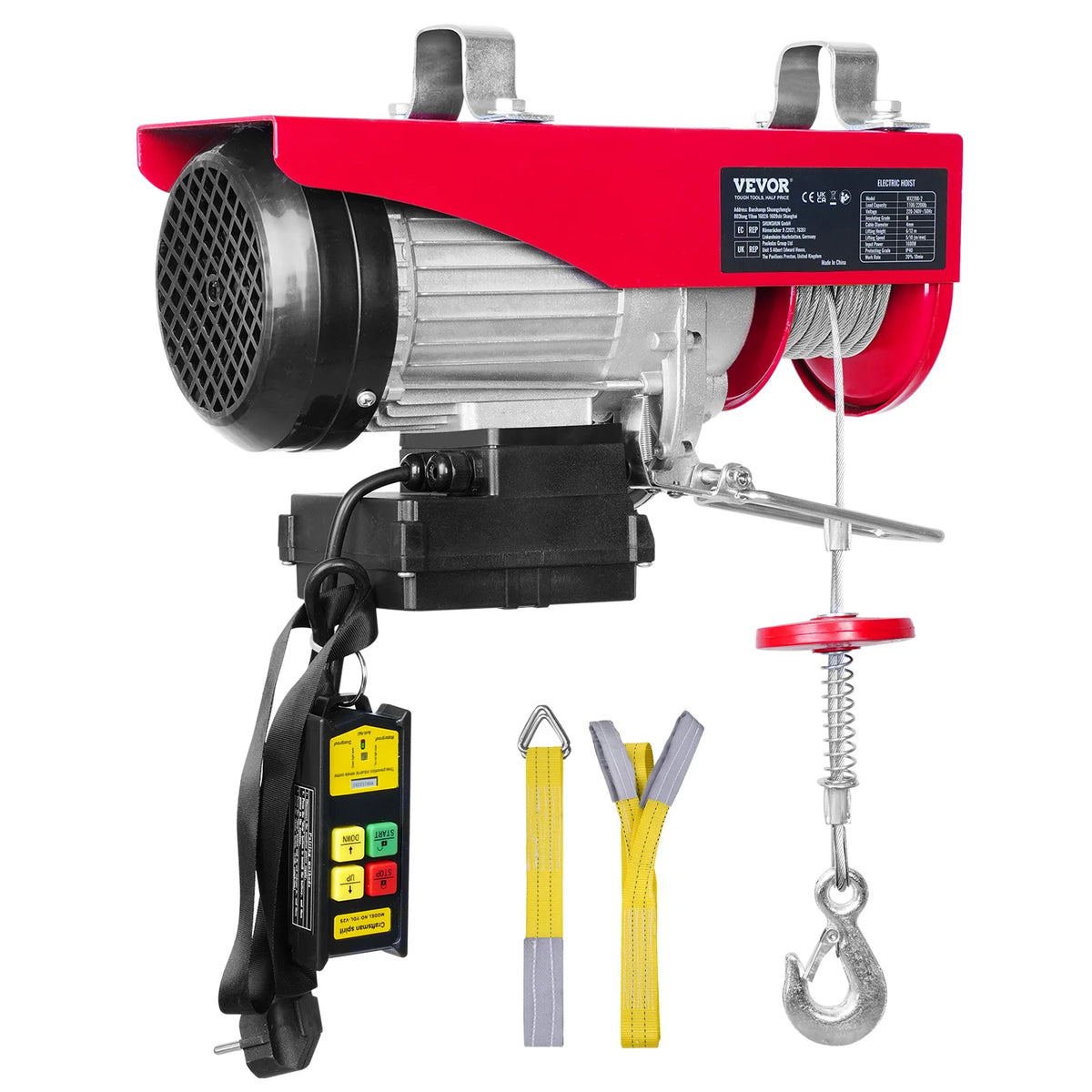 SucceBuy Electric Hoist Winch, 400–1000 kg