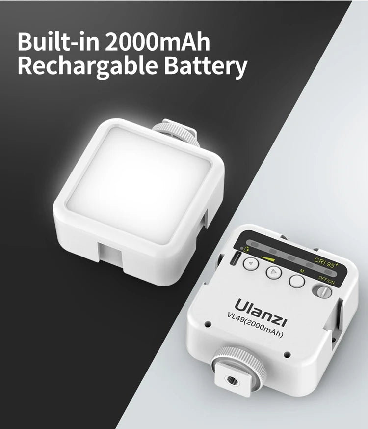 Ulanzi VL49 Mini LED Fill Light, 5500K