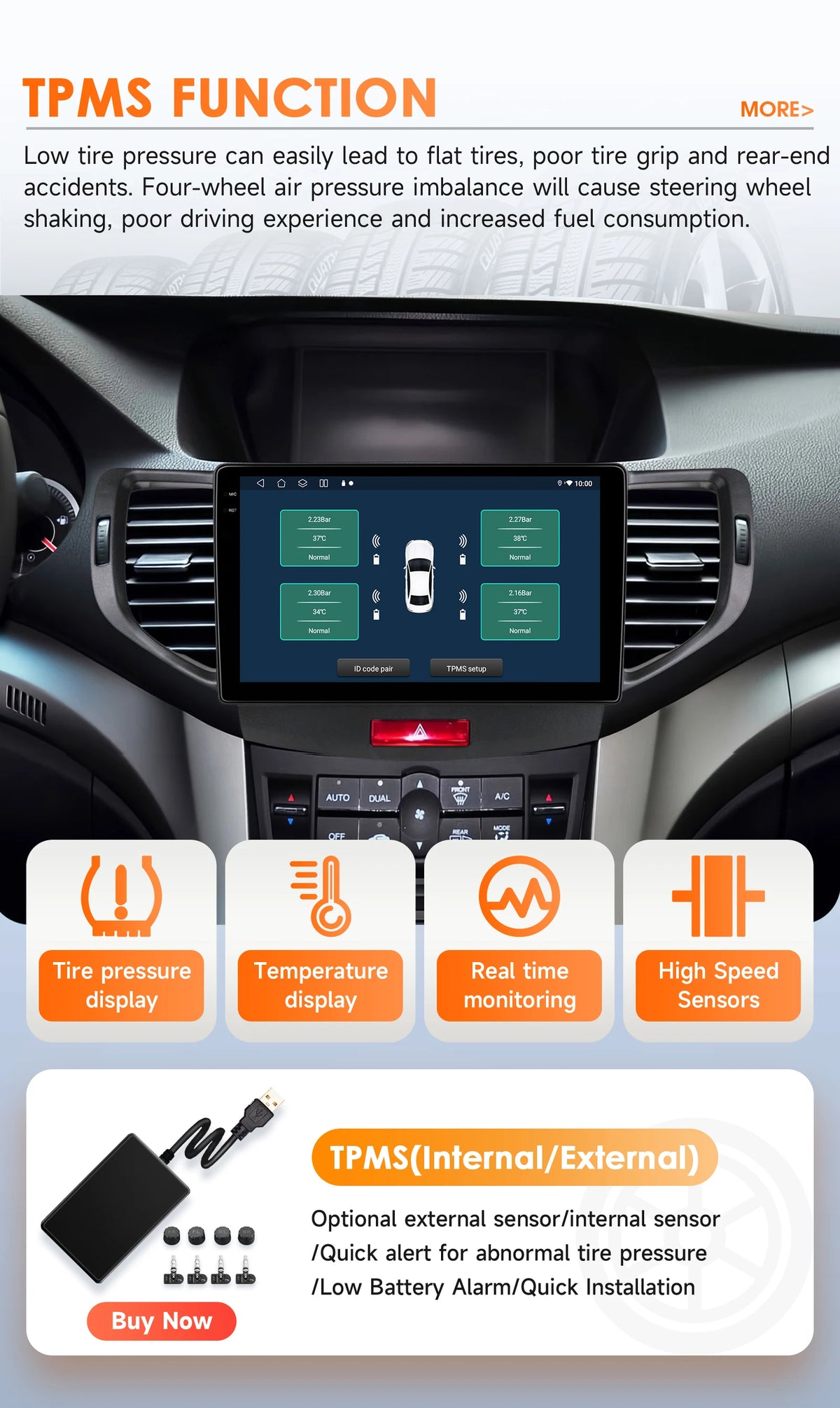 4G WIFI Carplay for Honda Accord 8 Acura TSX 2008 2009 2010 2011 2012 Car radio Android 12 Multimedia Video player 6115 Stereo
