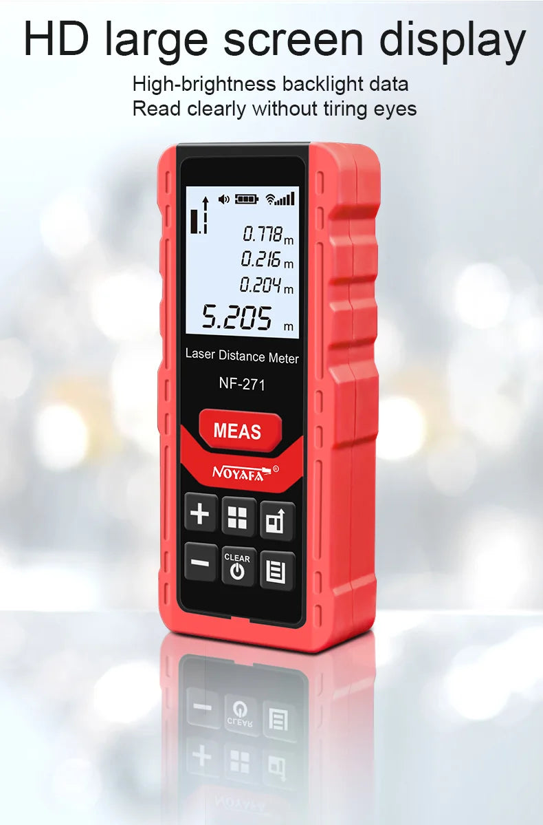 NF-271 Laser Rangefinder 40M 80M Laser Distance Meter Laser Tape Measure Accurate Distance Meter Measuring Device Tools