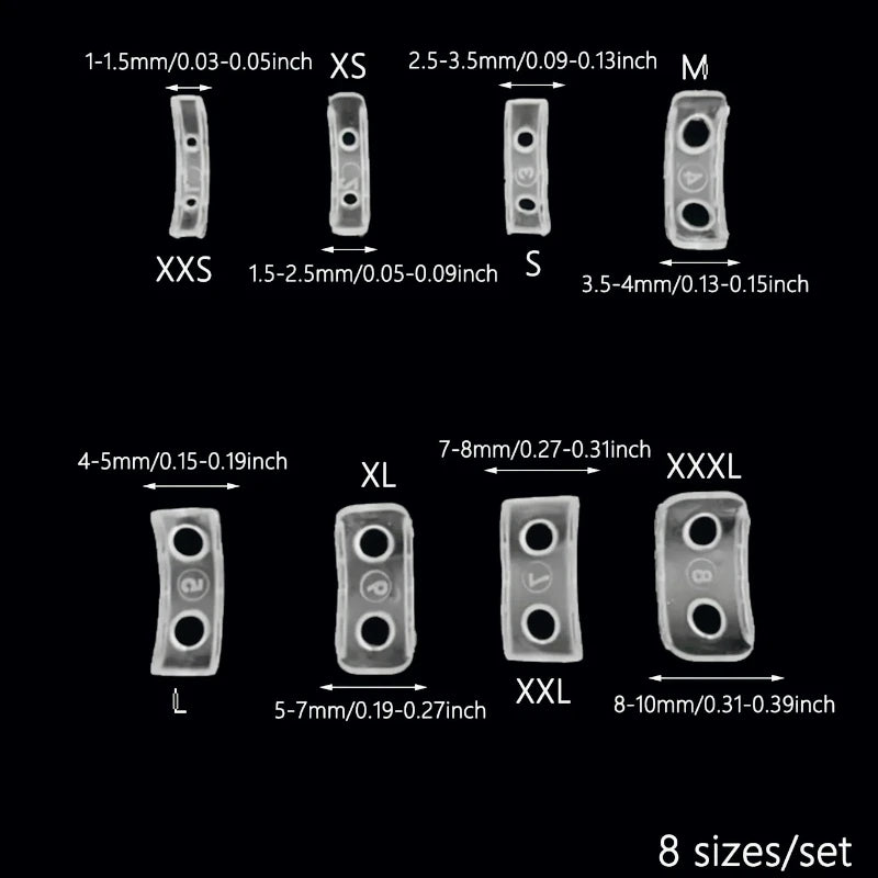 Invisible Ring Size Adjusters, 8 Pieces