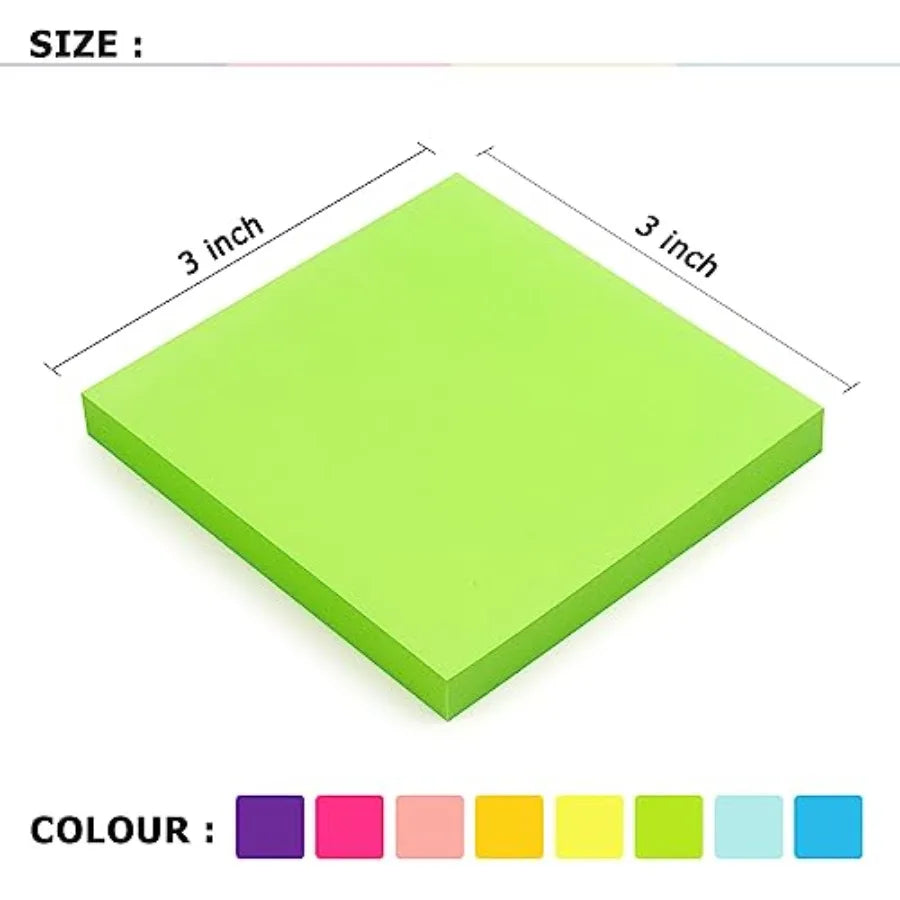 Sticky Notes 3x3, 8 Pads