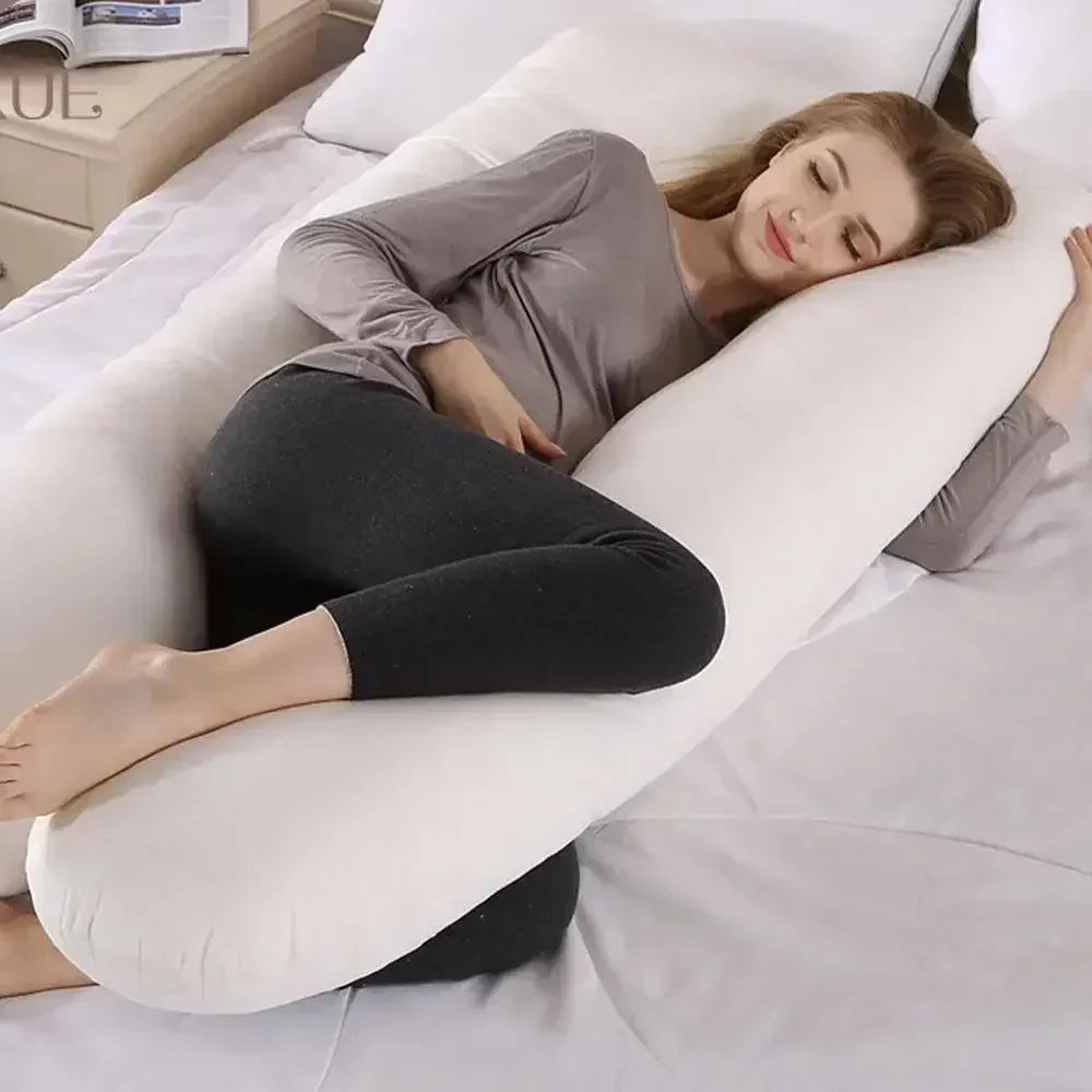Pregnancy Pillow 130×70cm, Maternity Waist Support Pillow for Pregnant Women, Breastfeeding Nursing Cushion