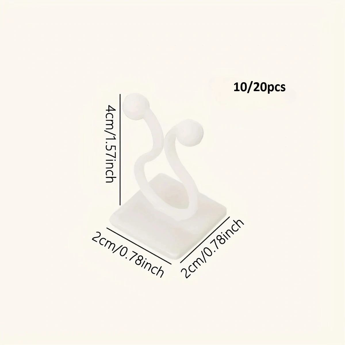 100pcs-Home Garden Plant Climbing Wall Fixture Clips Rattan Vine Fixer Self-Adhesive Plant Climbing Wall Fixed Buckle Hook