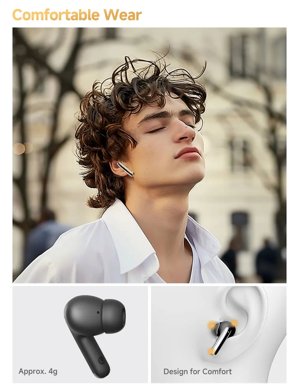 QCY MeloBuds Pro ANC Wireless Earbuds