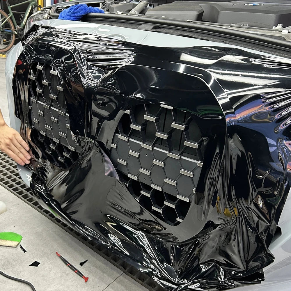 Glossy Black Vinyl Car Wrap Film
