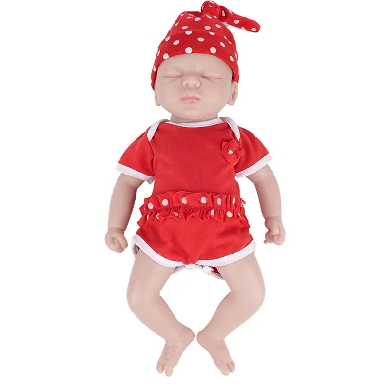 Full Silicone Reborn Baby Doll Kit, Realistic Lifelike Newborn Doll