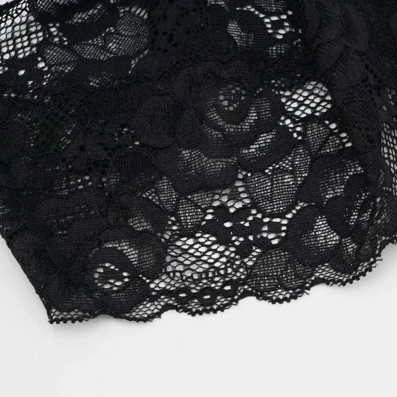 Wide Lace Elastic Headband