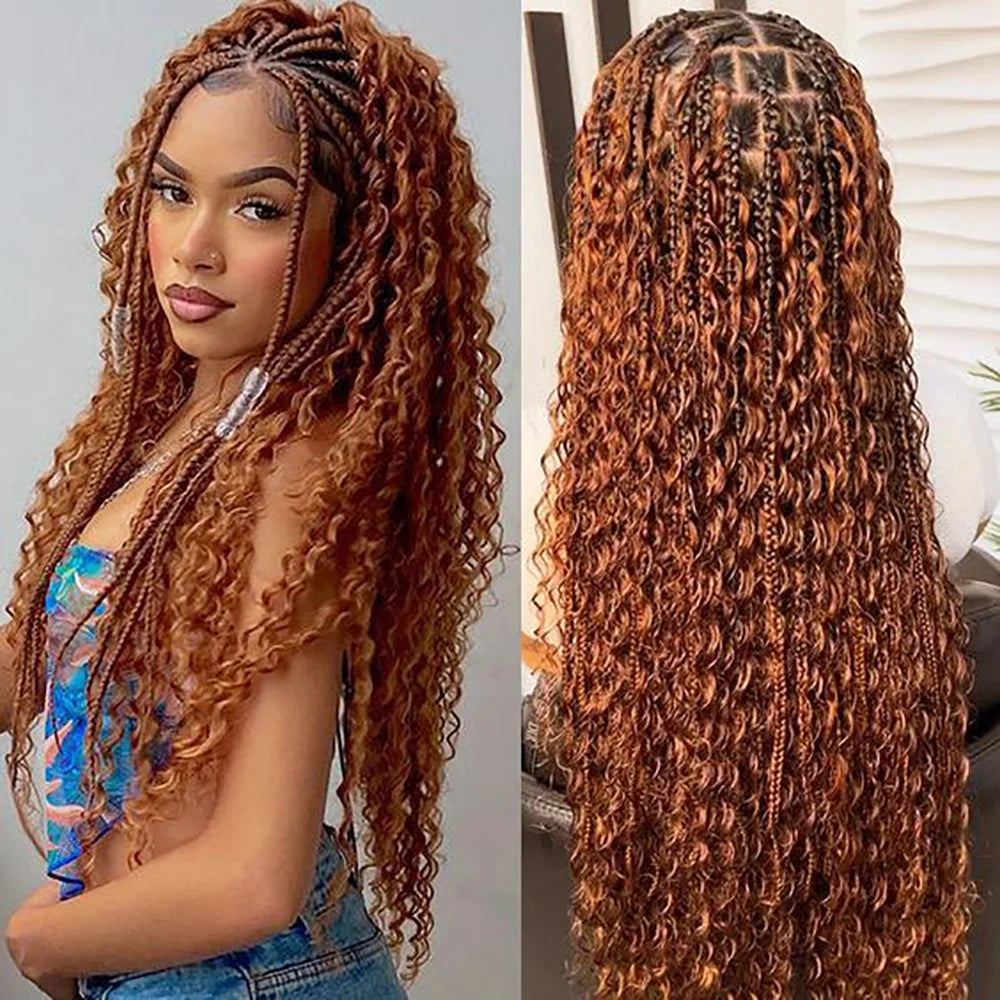 Deep Wave Human Braiding Hair for Boho Braids