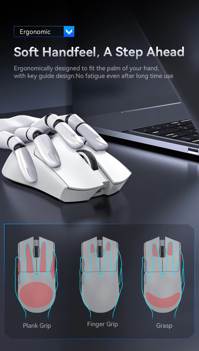 X11 Lightweight Wireless Gaming Mouse with RGB Backlight Charging, Up to 22K DPI, PAW3311 Optical Sensor, HUYU Swit