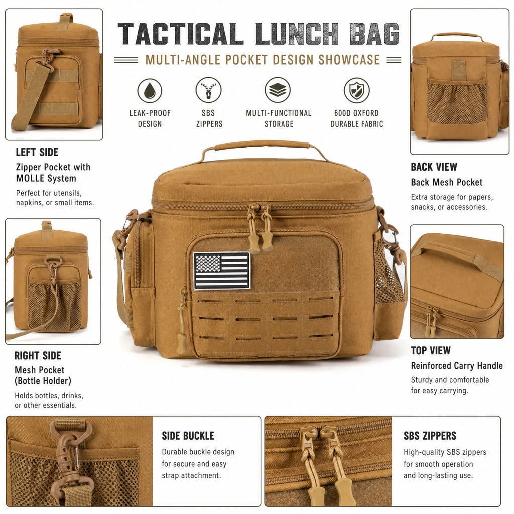 13L Insulated Cooler Lunch Bag