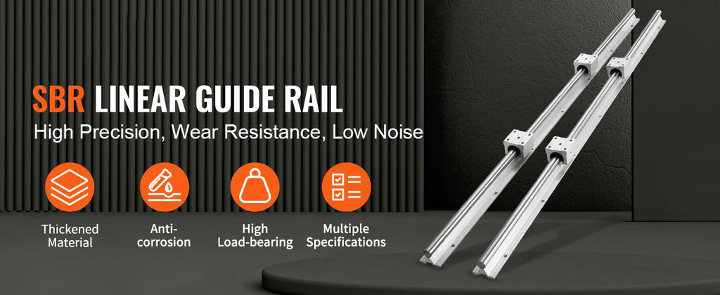 SucceBuy SBR Linear Guide Rail Set with Bearing Blocks