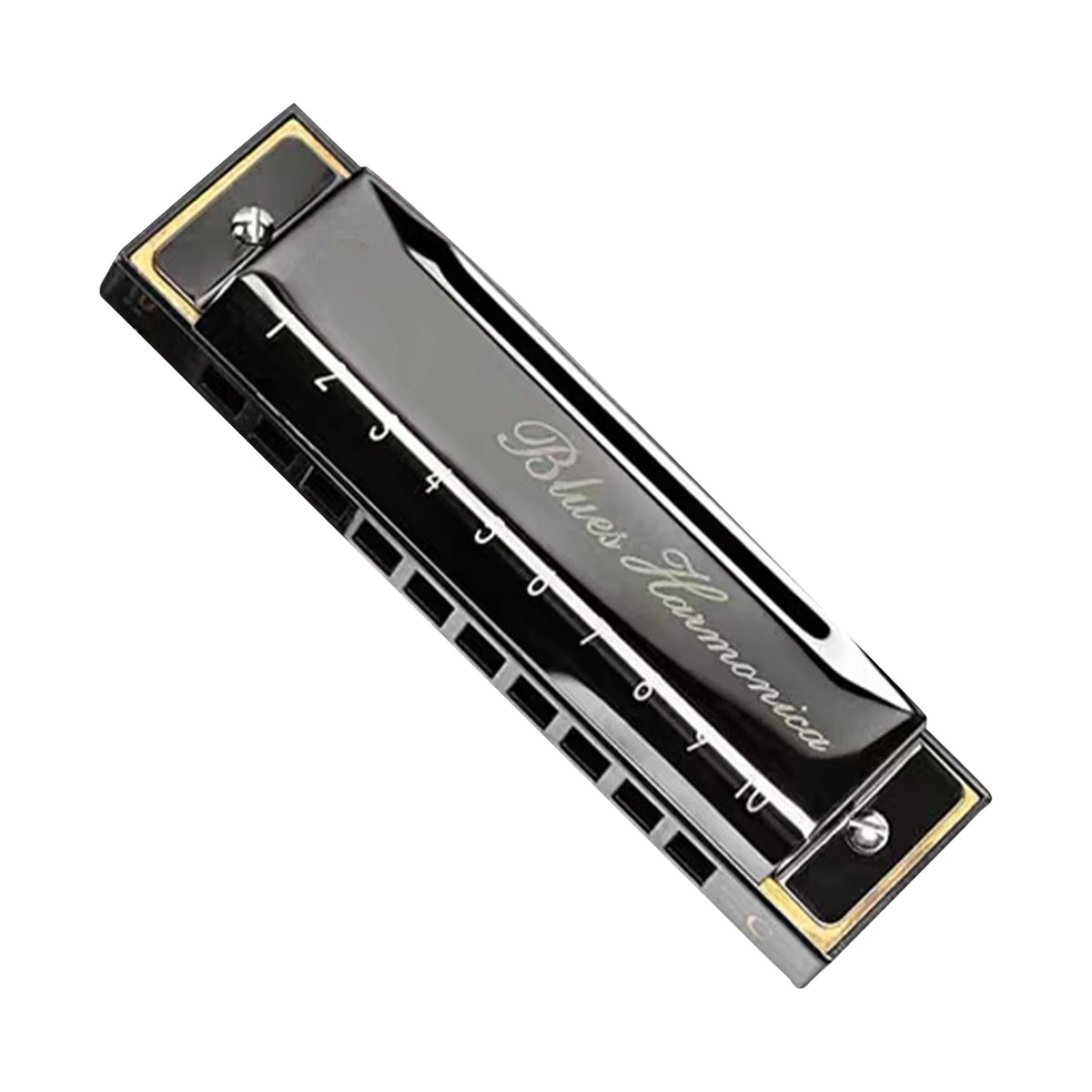 Stainless Steel 10 Hole Key of C Kids Blues Harmonica French Harp Mouth Organ Phosphor Bronze Reeds High Quality