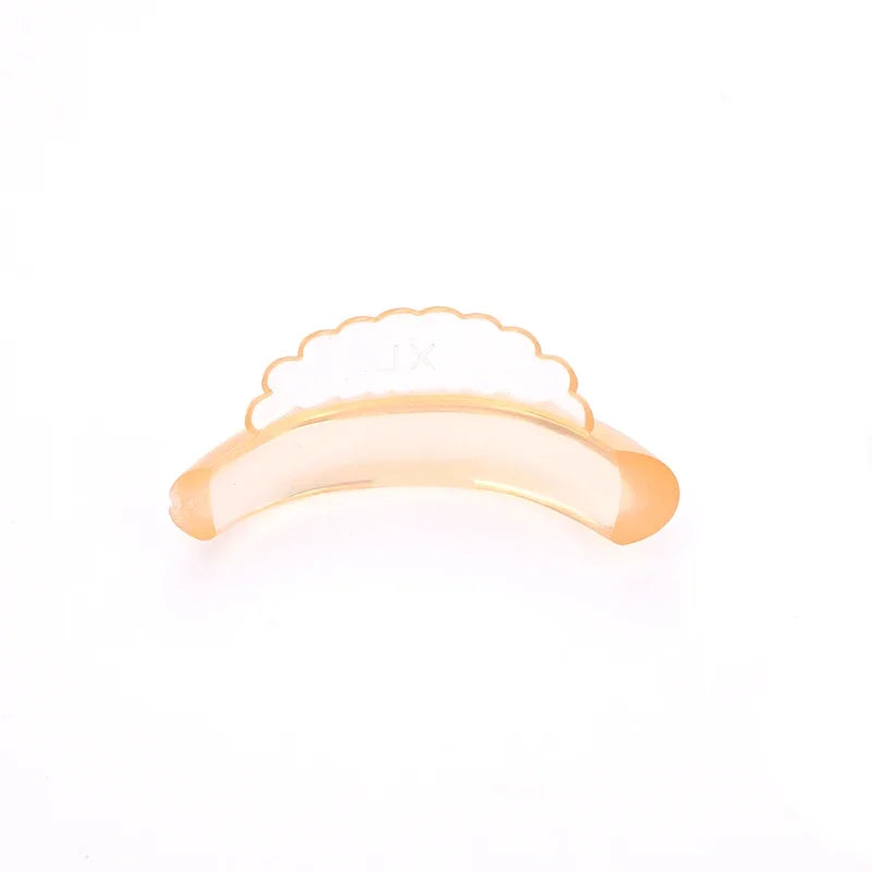 Silicone Eyelash Perm Pads, 5 Pairs, Shell Shaped 3D Lash Lifting Rods and Curler Shields