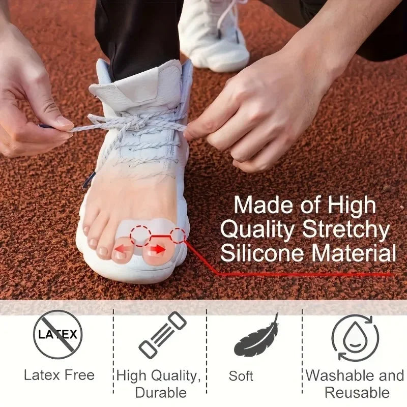 Silicone Gel Toe Separators, 2 Pairs