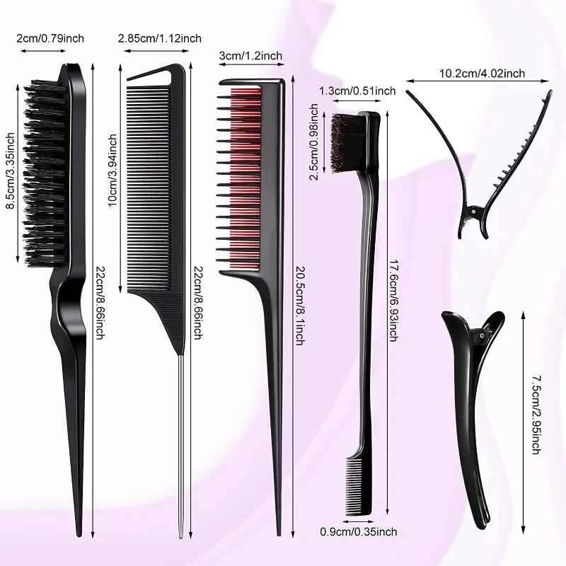 Double-Sided Edge Control Brushes, 3 Pack