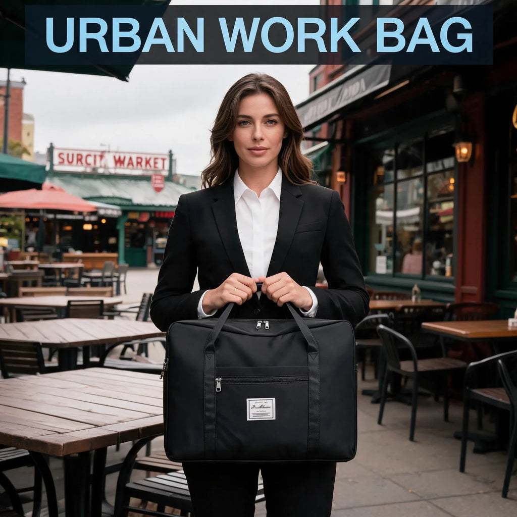 Foldable Multi-Purpose Storage Tote Bag, Space-Saving Organizer for Closet and Travel