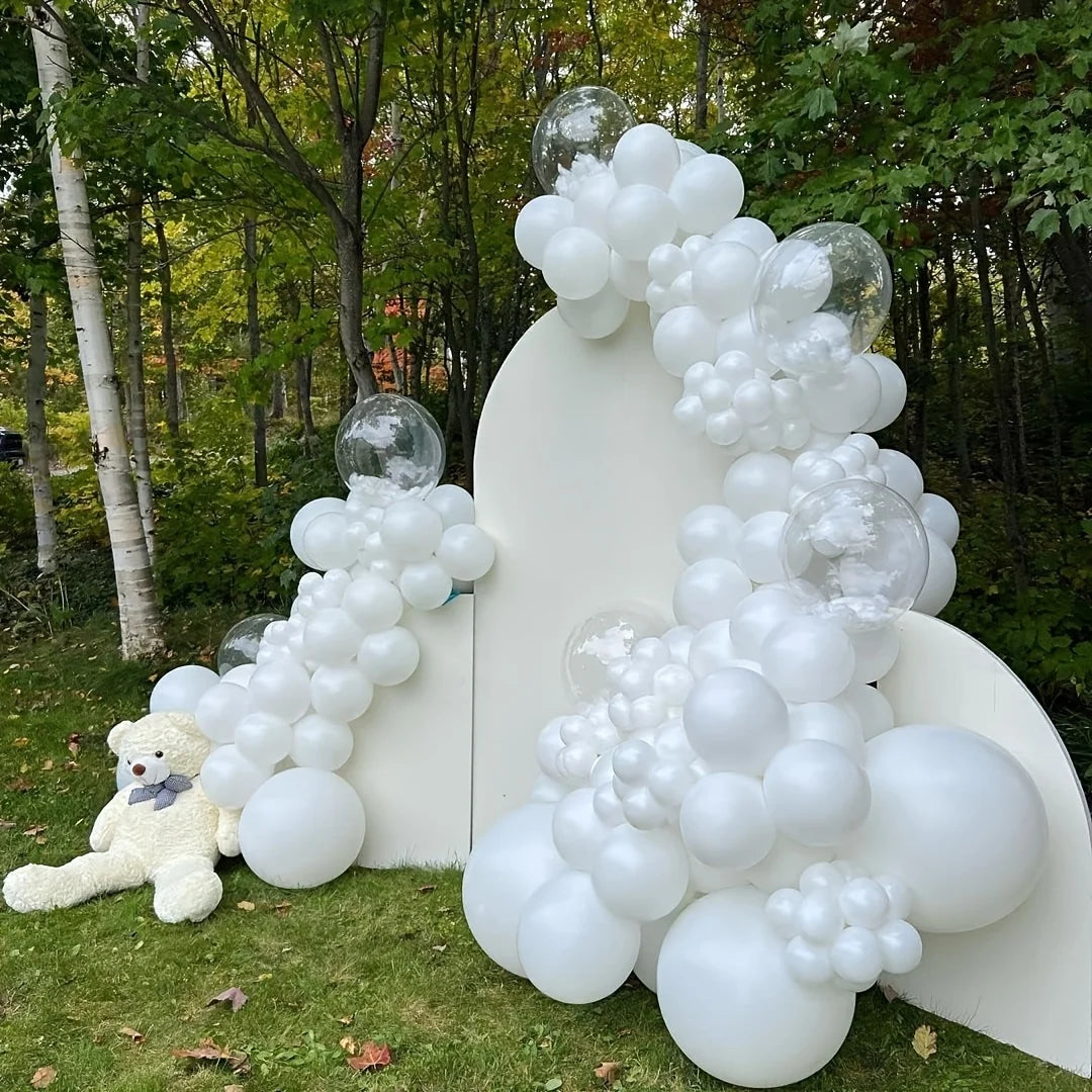 Clear Bobo Balloon Arch Kit, 40/50 Pieces