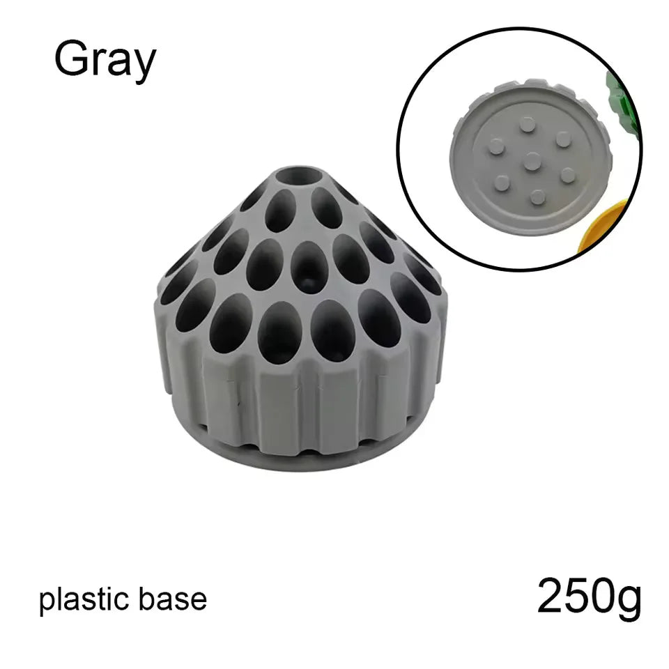 35Hole Rotating Drill Bit Organizer Box 360° Rotary Tool Stand For Grinding Heads, Polishing Burs, And Jewelry Craft Accessories