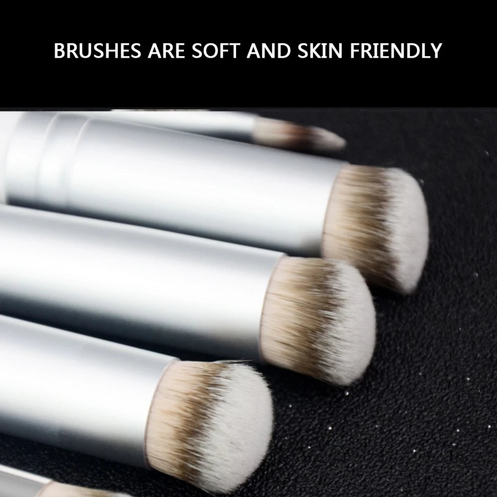 Foundation and Concealer Brush, Dense Contour and Blusher Brush for Under Eye Blending